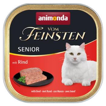 animonda Vom Feinsten mokra karma dla kota, Senior Wołowina 32x100 g