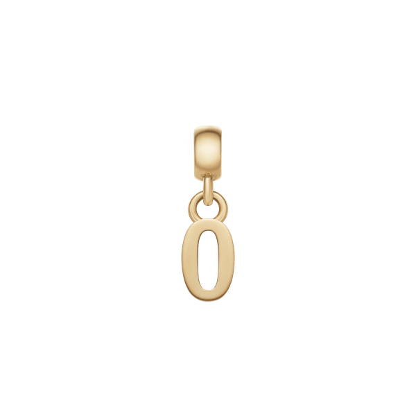 Daniel Wellington DW Charm Number 0 Gold