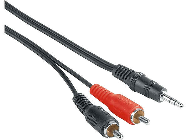 Kabel HAMA Jack 3.5 - 2xcinch 5 m Czarny