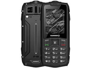 Telefon komórkowy HAMMER Rock Czarny