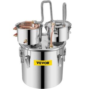 Destylator 30L stal nierdzewna aparatura destylacyjna 3 zbiorniki z pompką