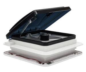SZYBERDACH LED OKNO WENTYLATOR DACHOWY WYCIĄG RV WENTYLACJA 12V DO KAMPERA