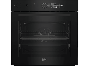Piekarnik parowy BEKO bPro500 BCBISA17400KSBMPS SteamAid AeroPerfect Termosonda AirFry Pizza Grill Pyroliza Deep Black