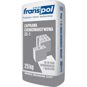 Zaprawa cienkowarstwowa ZC-1 biała 25 kg Franspol