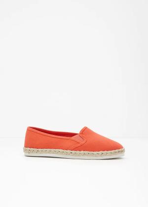 Espadryle z efektem rafii