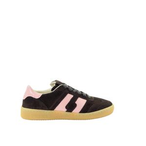 Damskie czekoladowe sneakersy MARC O'POLO 60116263505345-748