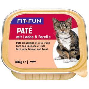 FIT+FUN Adult Paté Łosoś i pstrąg 64x100 g