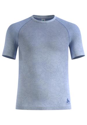 Koszulka męska ODLO BL TOP crew neck PERFORMANCE LIGHT RAIN DYE niebieska (L)