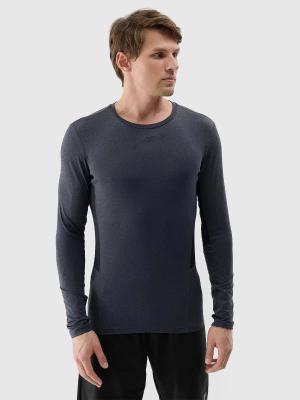 4F koszulka z długim rekawem treningowa longsleeve 4FWSS25TFLOM372 granatowy (L)