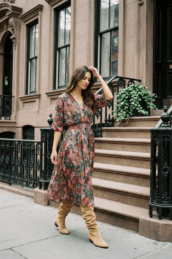 Sukienka midi Floral Sweetness