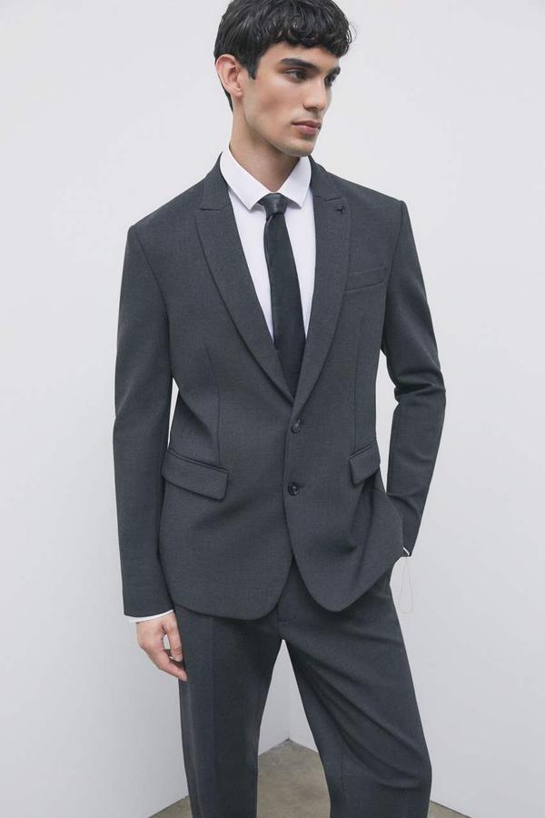 Dwustronna marynarka slim fit