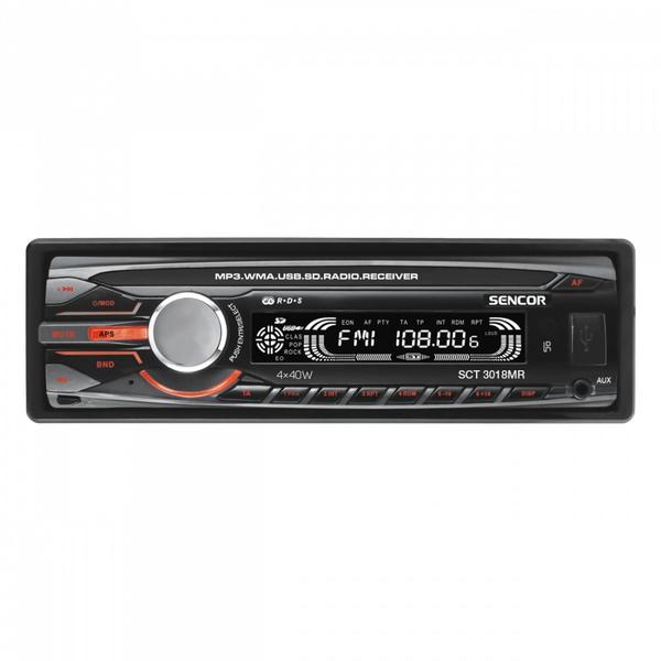 Sencor Radio samochodowe z pilotem SCT 3018MR Moc4x40W,USB/SD/MMC