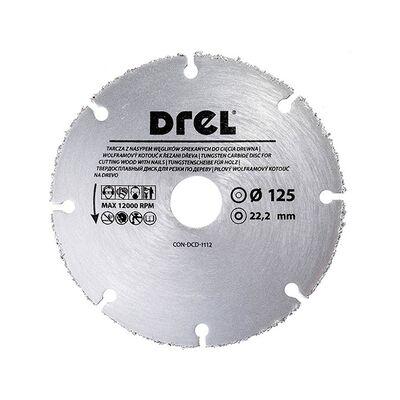 Tarcza z węglika spiekanego do cięcia drewna z gwoździami 125 x 1,0 x 22,23 mm Drel