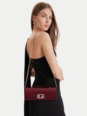 Guess Torebka Zalina Mini HWSE93 50720 Bordowy