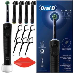 ELEKTRYCZNA SZCZOTECZKA DO ZĘBÓW ORAL-B VITALITY + KOŃCÓWKI DODATKI