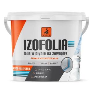 Folia w Płynie Zewnętrzna 4,5kg - Izofolia Ochrona do Basenów i Tarasów