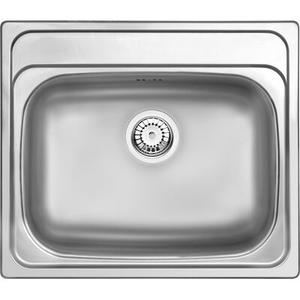 Zlewozmywak SOUL SATYNA 1K B/O 600 x 500 x 180 mm 3,5" + osprzęt