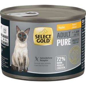 SELECT GOLD Pure Adult Pasztet Kurczak 24x200 g