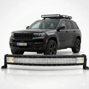 LAMPA ROBOCZA DALEKOSIĘŻNA 105 CM ŁUK 12V 24V BELKA LED CREE OFF ROAD 1100W