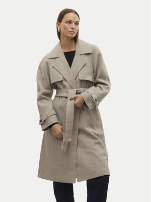 Vero Moda Płaszcz przejściowy Pop Miley 10319995 Beżowy Regular Fit