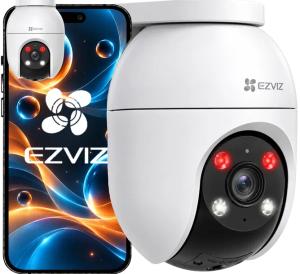 Kamera WiFi EZVIZ C8c 8MPx 4K Obrotowa Zewnętrzna Detekcja AI Śledzenie
