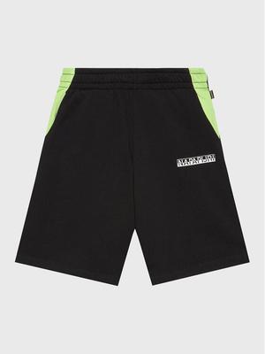 Napapijri Szorty materiałowe Pinta NP0A4GX8 M Czarny Regular Fit