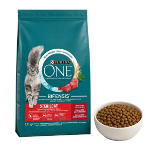 Karma dla kota PURINA ONE Sterilcat Wołowina 9,75kg
