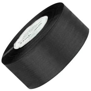 TASIEMKA WSTĄŻKA satynowa czarna 50mm - 32mb