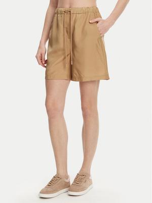 Marella Szorty materiałowe Borbona 2513141025 Beżowy Relaxed Fit