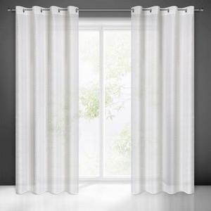 Firana gotowa na przelotkach SIBEL 250 x 140 cm biały