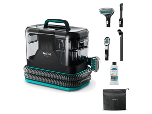 Odkurzacz piorący TEFAL IZ5020F0 Clean It 750W wymienne końcówki Czarno-turkusowy