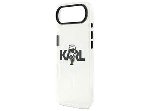 Etui KARL LAGERFELD IML Karl Sketch Logo MagSafe do iPhone 17 Air Przezroczysty