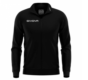 GIVOVA bluza sportowa męska treningowa na zamek MA022 czarna (S)