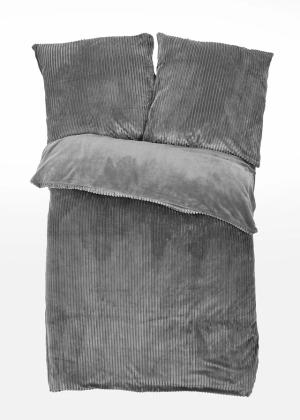 Pościel dwustronna Cashmere Touch w optyce sztruksu