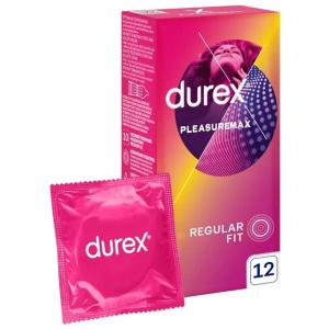 Durex prezerwatywy PLEASUREMAX z wypustkami i prążkami prążkowane 12 szt.