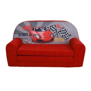 SOFKA KANAPA ROZKŁADANA DZIECKA MATERAC BEZPIECZNA SOFA PREZENT PODUSZKA