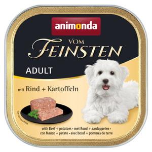 animonda Vom Feinsten mokra karma dla psa, Adult, Wołowina z ziemniakami 22x150 g