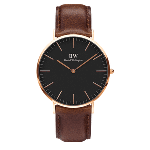Daniel Wellington DW Watch Classic Bristol Black Rose Gold 36mm