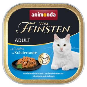 animonda Vom Feinsten mokra karma dla dorosłych kotów Łosoś 32x100 g