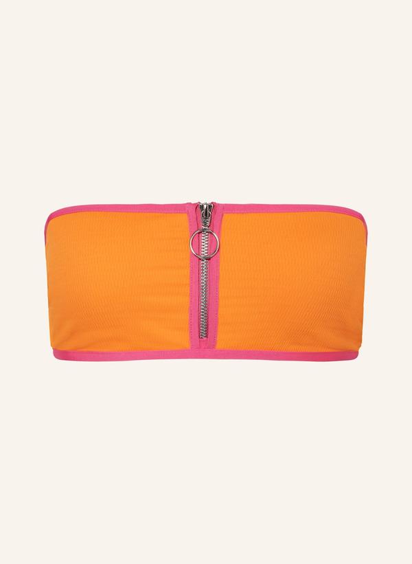 Seafolly Góra Od Bikini Bandeau Beach Bound orange