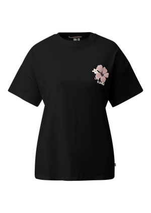 Baumwollshirt mit Rücken- und Frontprint