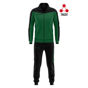 GIVOVA komplet dresowy męski spodnie i bluza TR036 zielony/czarny (3XL)