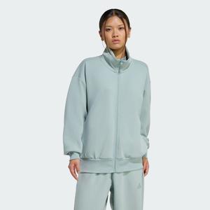 Luźna bluza Soft Lux z suwakiem na całej długości
