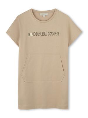Michael Kors Sukienka codzienna R30353 S Beżowy Regular Fit