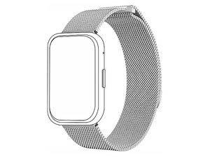 Pasek do smartwatcha TOPP Huawei Watch Fit Srebrny