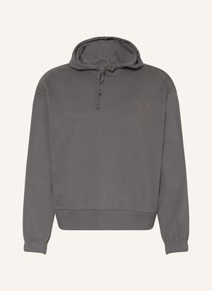 Calvin Klein Bluza Rekreacyjna Z Kapturem Cotton Terry Blend grau