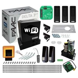 ZESTAW FAAC DELTA 3 741 FDS do 900 kg + LAMPA XLED + LISTWA + WIFI SUPLA