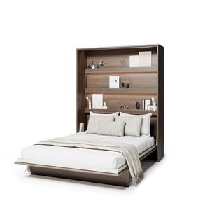 Półkotapczan pionowy BC-12 Bed Concept 160x200 cm Rozmiar łóżka - 160x200 cm | Kolor - Dąb dunin | składany | funkcjonalny | oszczędność przestrzeni
