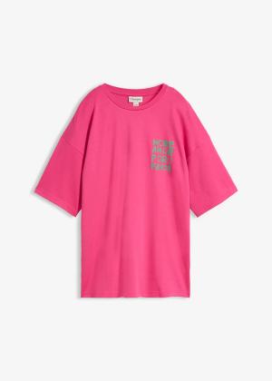 T-shirt oversize z czystej bawełny organicznej