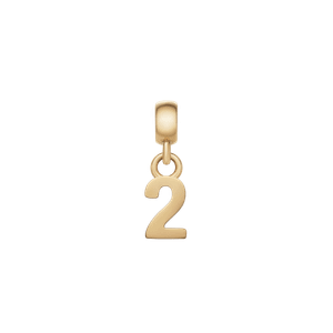 Daniel Wellington DW Charm Number 2 Gold